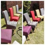 Dining chairs thoroughly cleaned