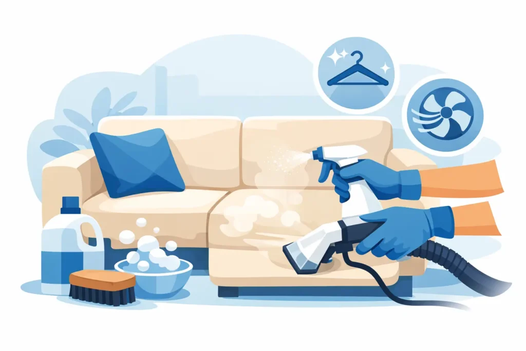 How to Dry Clean Upholstery Properly
