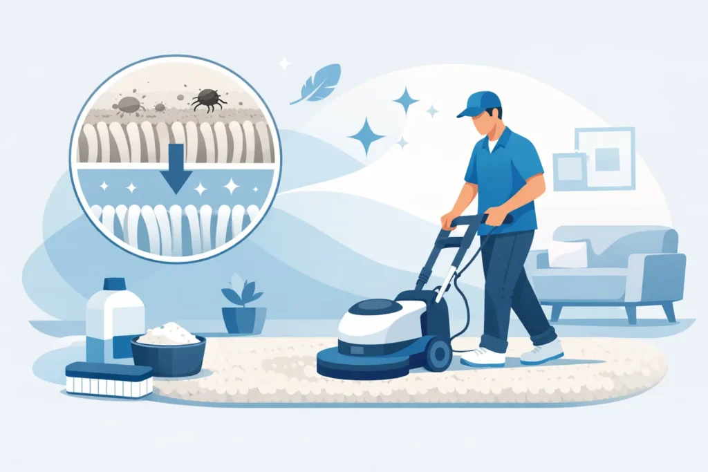 Dry Carpet Cleaning Benefits Explained