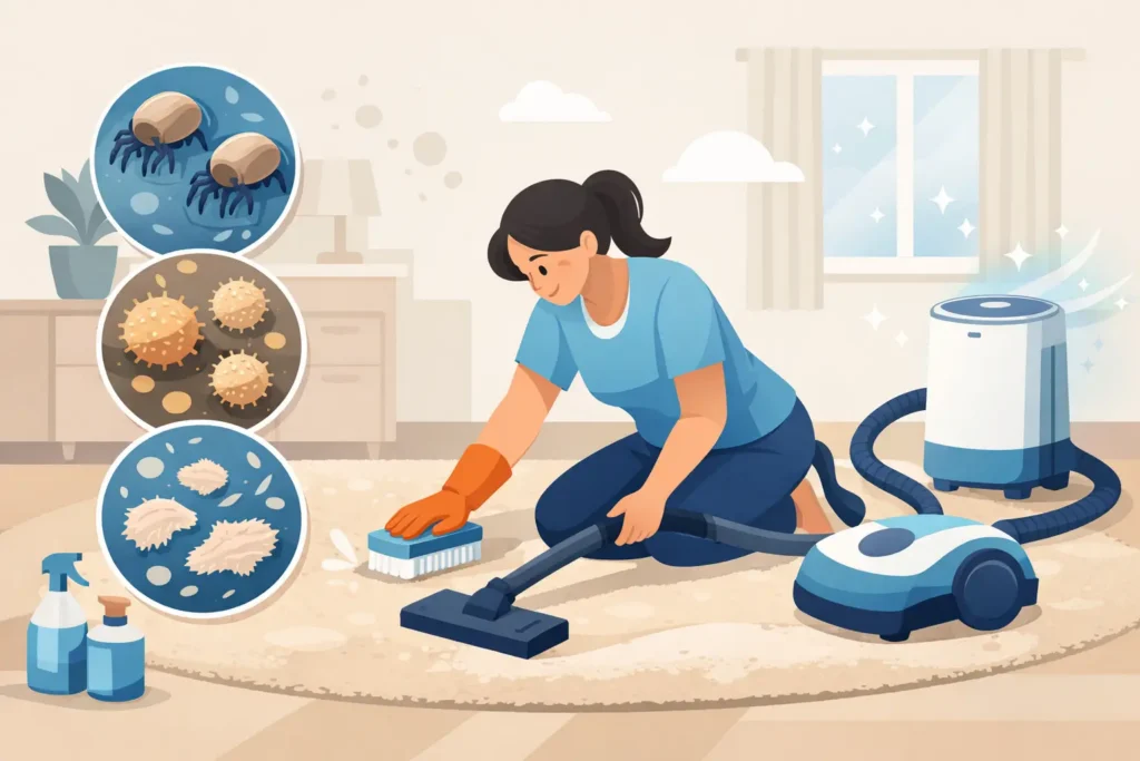 How to Remove Carpet Allergens Properly
